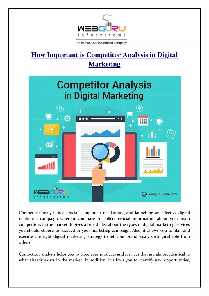 how important is competitor analysis in digital