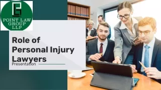Role of Personal Injury Lawyers