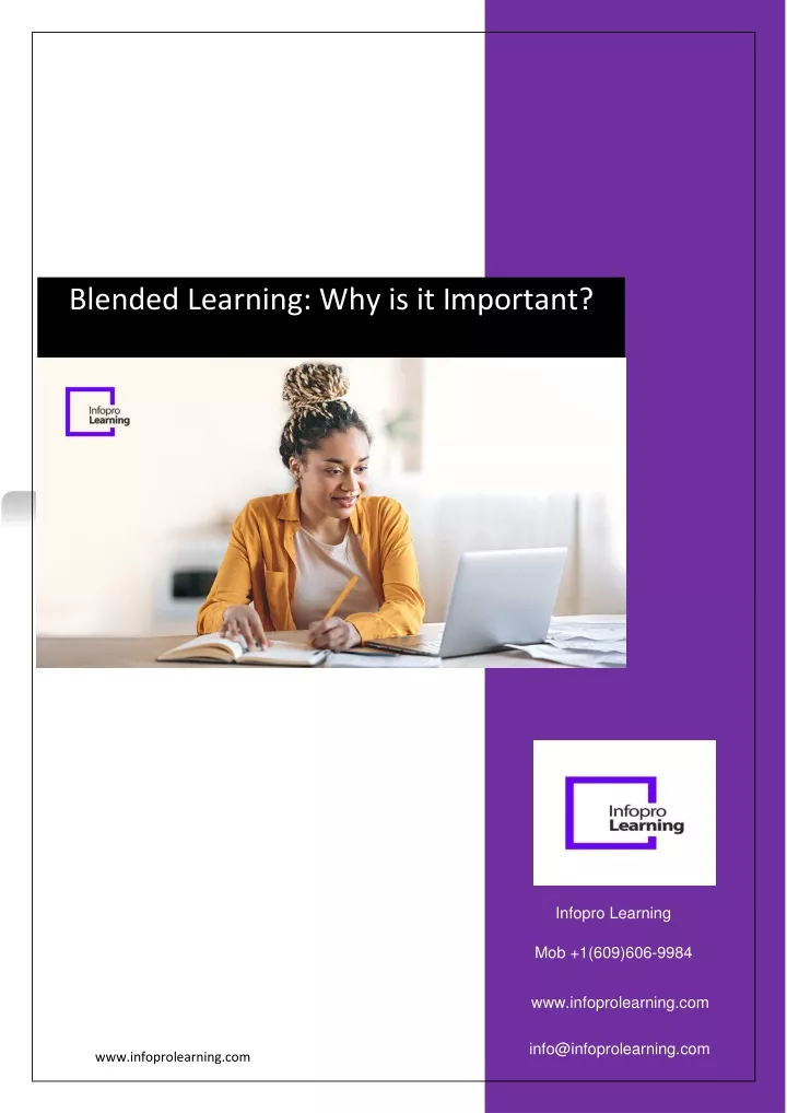 blended learning why is it important