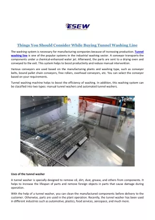 things you should consider while buying tunnel