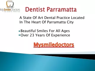 Dentist Parramatta - Mysmiledoctors