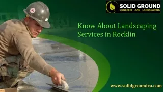 Landscaping Services in Rocklin