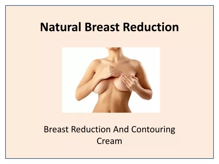 natural breast reduction