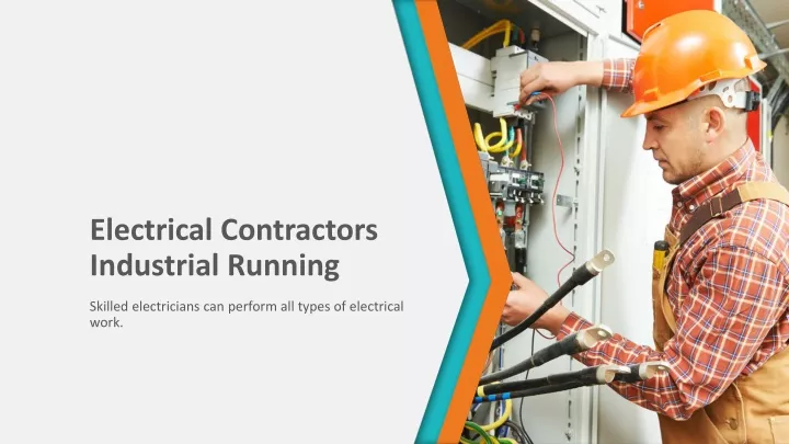 electrical contractors industrial running