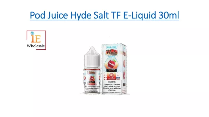 pod juice hyde salt tf e liquid 30ml