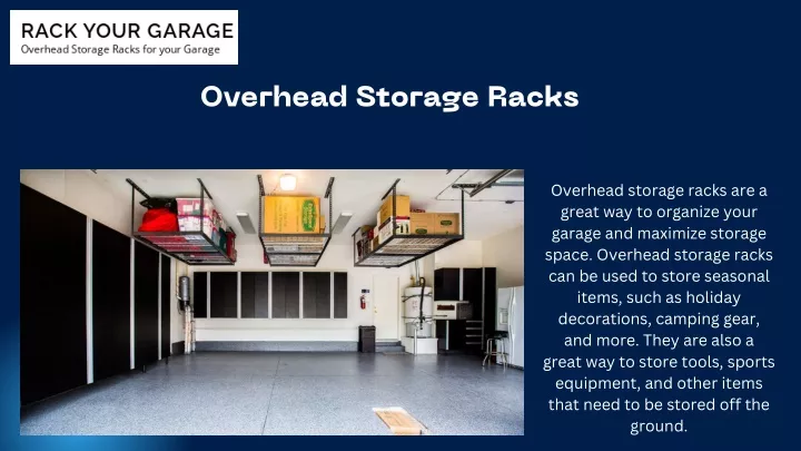 overhead storage racks