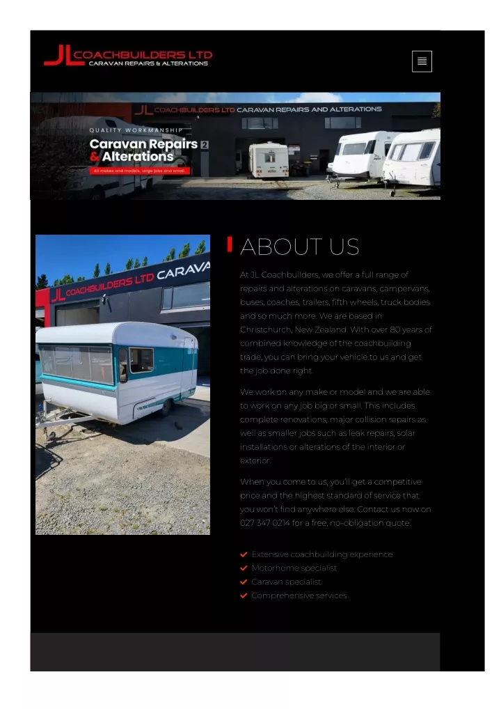 PPT Motorhome or Caravan in Christchurch Caravans And Motorhomes