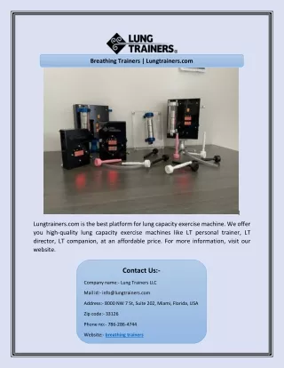 breathing trainers lungtrainers com