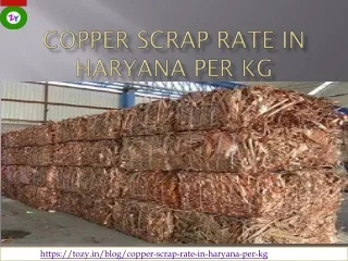copper scrap rate in haryana per kg