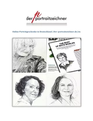 Online Porträtgeschenke in Deutschland | Der-portraitzeichner.de/en