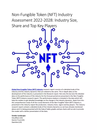 non fungible token nft industry assessment 2022