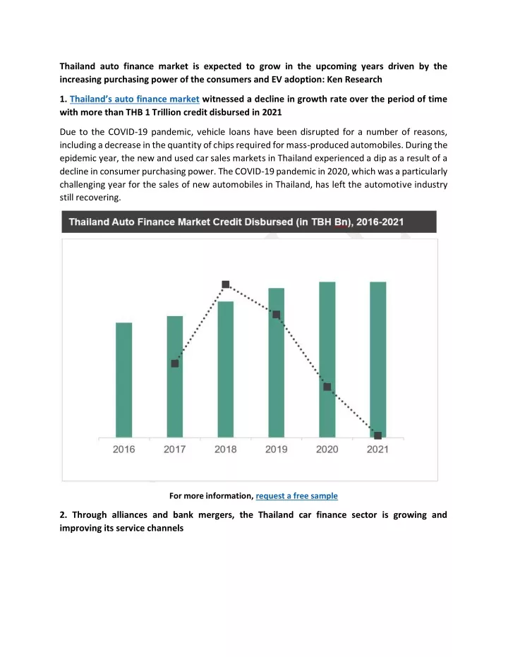 thailand auto finance market is expected to grow