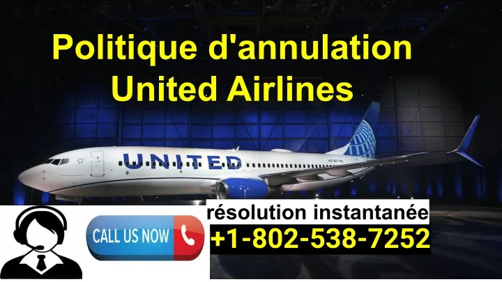politique d annulation united airlines