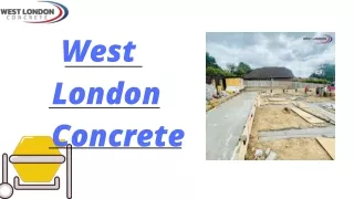 Concrete supplier in London | West London Concrete