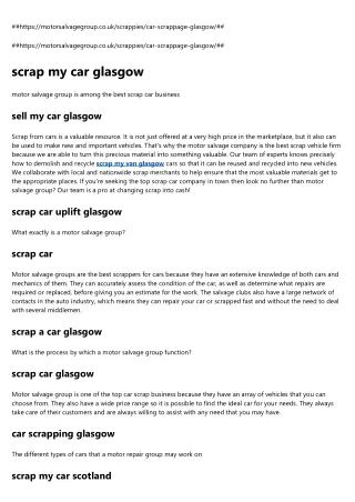 https motorsalvagegroup co uk scrappies