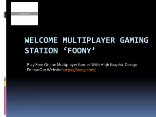 High Quality & Free Online Multiplayer Games