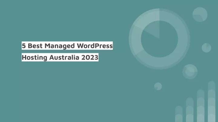 5 best managed wordpress