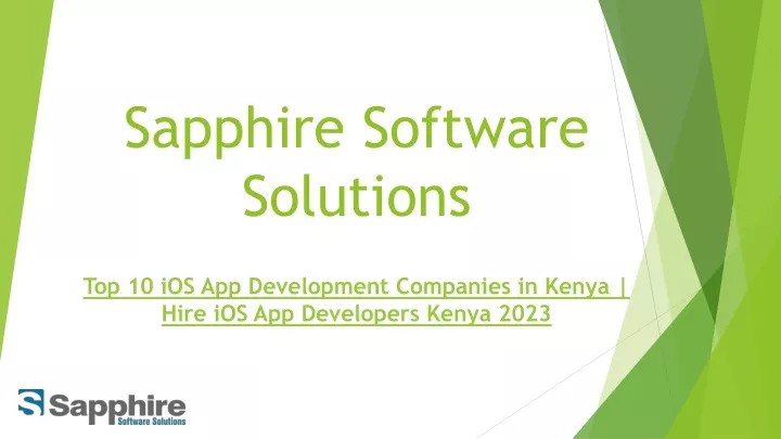 sapphire software solutions