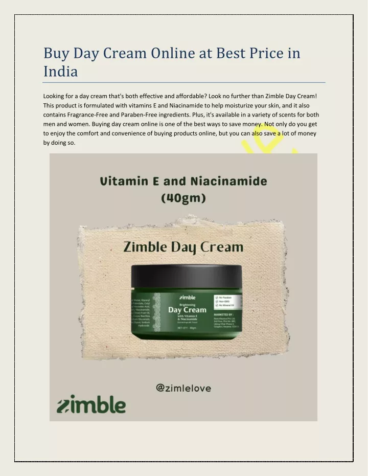 buy day cream online at best price in india