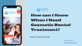 How Can I Know When I Need Cosmetic Dental Treatment