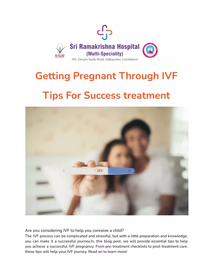 getting pregnant through ivf