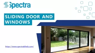 Spectra Blinds - Sliding Door and Windows