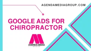 Google Ads For Chiropractor
