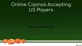 online casinos accepting us players