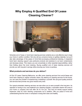 A1 - House End Of Lease Cleaning Melbourne