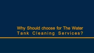 Professional Tank Cleaning Services