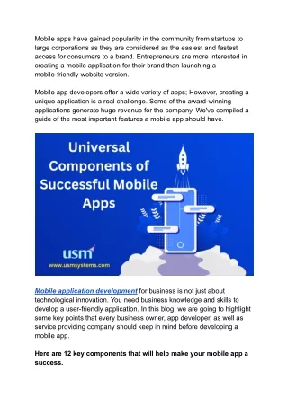 mobile apps have gained popularity