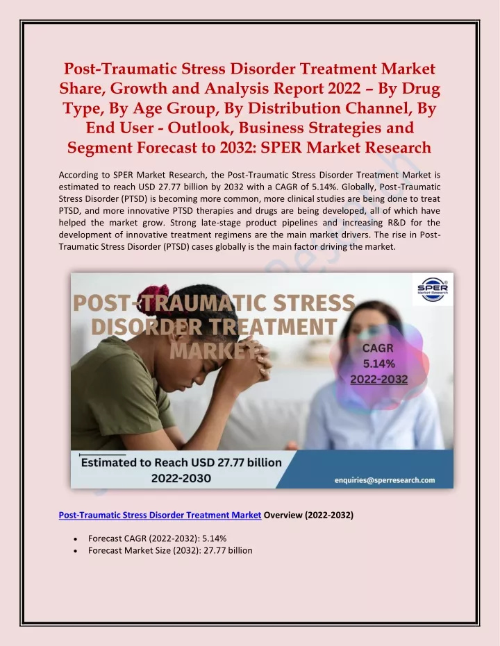 post traumatic stress disorder treatment market