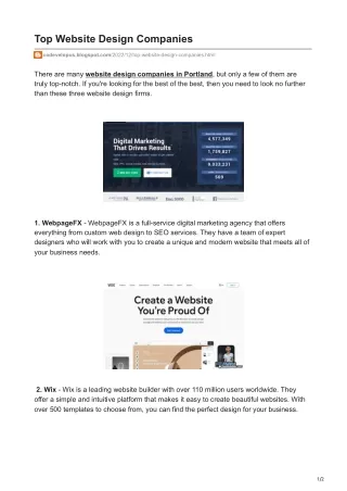 top website design companies