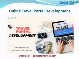 online travel portal development