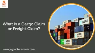 What Is a Cargo Claim or Freight Claim?