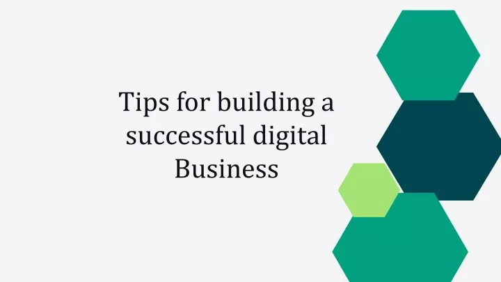 tips for building a successful digital business