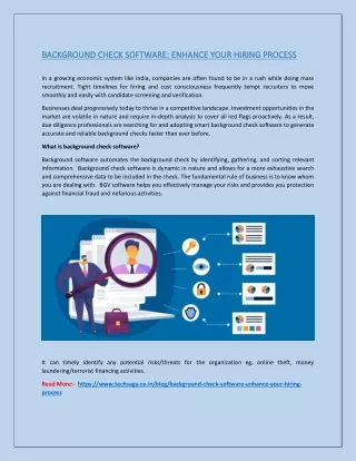 background check software enhance your hiring
