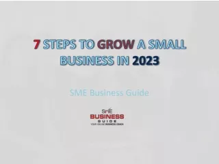 Things to Know for Growing Your Small Business in 2023