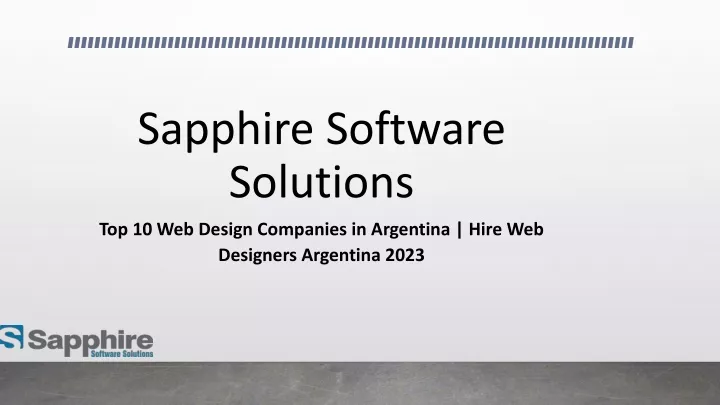 sapphire software solutions