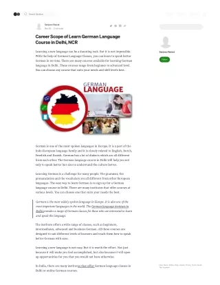 Speak Better German with German Language Classes