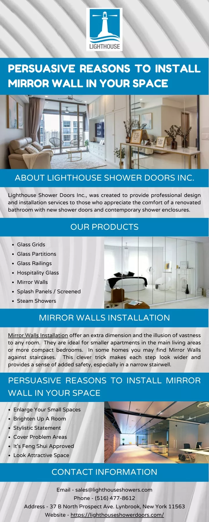 persuasive reasons to install mirror wall in your