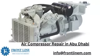 Air Compressor Repair in Abu Dhabi