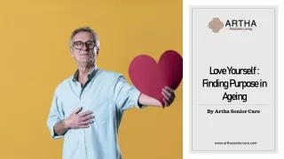 love yourself finding purpose in ageing