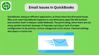 Email Issues in QuickBooks