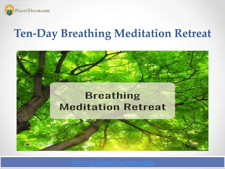 ten day breathing meditation retreat