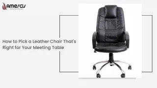 How to Pick a Leather Chair That's Right for Your Meeting Table .