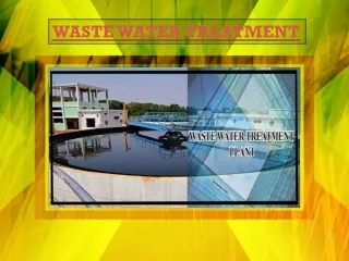 waste water treatment