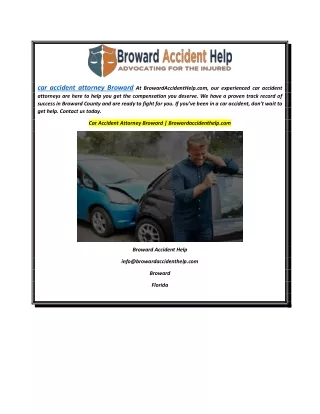 Car Accident Attorney Broward  Browardaccidenthelp.com