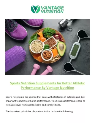 Sports Nutrition