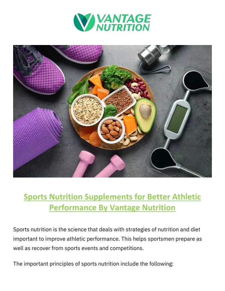 sports nutrition supplements for better athletic